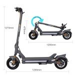 CUNFON 1200W Adult Electric Scooter, 50 Km Range