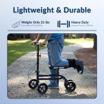 Knee Scooter by Kneerover - Black Dual Brake