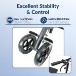 Knee Scooter by Kneerover - Black Dual Brake