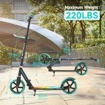 Adjustable Electric Scooter for Kids and Adults