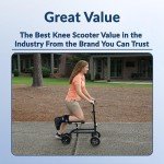 Knee Scooter by Kneerover - Black Dual Brake