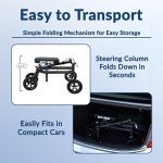 Knee Scooter by Kneerover - Black Dual Brake