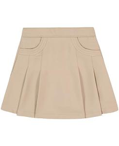 Khaki Girls' Uniform Scooter with Scoop Pockets