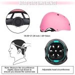 Kids Bike Helmet and Protective Gear Set - Pink