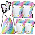 Kids' Unicorn Knee and Elbow Pad Set