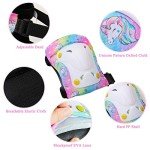 Kids' Unicorn Knee and Elbow Pad Set