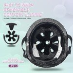 Colorful Adjustable Helmet and Pad Set for Kids