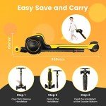TONBUX Adjustable Height Kids Light Up Scooter