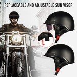 ILM Demi Casque Solaire avec Boucle Rapide