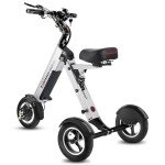 Lightweight Foldable 3-Wheel Electric Scooter for Adults