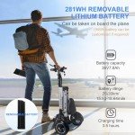 Lightweight Foldable 3-Wheel Electric Scooter for Adults