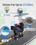 Aotedor 4-Wheel Electric Scooter for Adults