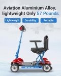 Aotedor 4-Wheel Electric Scooter for Adults