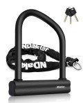 High-Security U-Lock with 1.2m Chain for Scooters