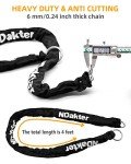 High-Security U-Lock with 1.2m Chain for Scooters