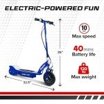 Razor E125 Kids 24V Electric Scooter, Blue