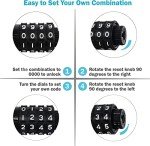 Self-Coiling 6ft Bike Cable Lock with Bracket