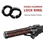 ROCKBROS Non-Slip Bike Handlebar Grips, 22.2 mm