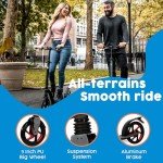 LaScoota Lightweight Foldable Electric Scooter for Ages 12+