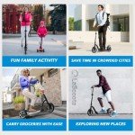 LaScoota Lightweight Foldable Electric Scooter for Ages 12+