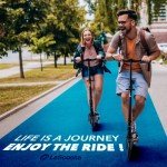 LaScoota Lightweight Foldable Electric Scooter for Ages 12+