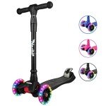 Kick Scooter for Toddlers Ages 3-5 - Black