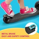 Kick Scooter for Toddlers Ages 3-5 - Black