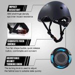 Kids Adjustable Helmet with Protective Gear Set