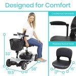 Vive 4-Wheel Electric Mobility Scooter for Adults