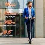 NAVIC Foldable Electric Scooter for Adults, 19 Mph