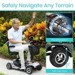 Vive 4-Wheel Electric Mobility Scooter for Adults