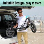 Caroma Electric Scooter with Seat, 500W, 20 MPH