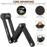 BIGLUFU Foldable Lock for Bikes and Scooters
