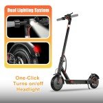 Foldable Electric Scooter for Adults, 19 MPH Speed