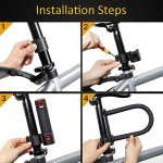 INTEKIN Heavy Duty U Lock with Security Cable