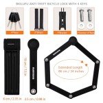 BIGLUFU Foldable Lock for Bikes and Scooters