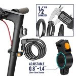 Secure Cable Lock for M365 and ES Series Scooters