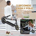 WERHY H7 Electric Scooter: 20 Miles Range, 350W Motor