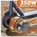 Qlaway 8.5" Electric Scooter - 19 MPH, 22 Miles Range