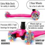 Adjustable 3-Wheel Scooter for Kids 3-8 Years
