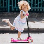 Adjustable 3-Wheel Scooter for Kids 3-8 Years