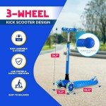 Highmaster 3-Wheel Toddler Scooter - Blue
