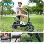 Gotrax A5 Electric Scooter with Seat (Black)