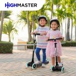 Highmaster 3-Wheel Toddler Scooter - Blue