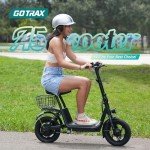Gotrax A5 Electric Scooter with Seat (Black)