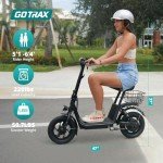 Gotrax A5 Electric Scooter with Seat (Black)