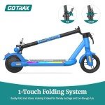 Gotrax Comet Kids Electric Scooter with Flash Lights