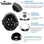TurboSke Versatile Helmet for Scooters and Cycling