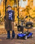Foldable 4 Wheel Electric Scooter for Adults