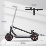 Alloweek Electric Scooter - 500W, 21 MPH, App Control
